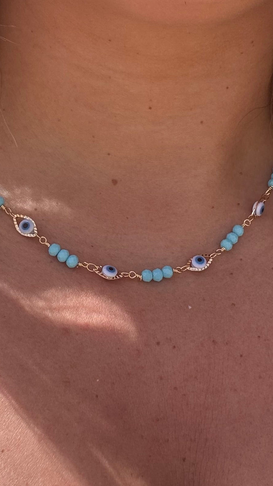 Evil eye linked set