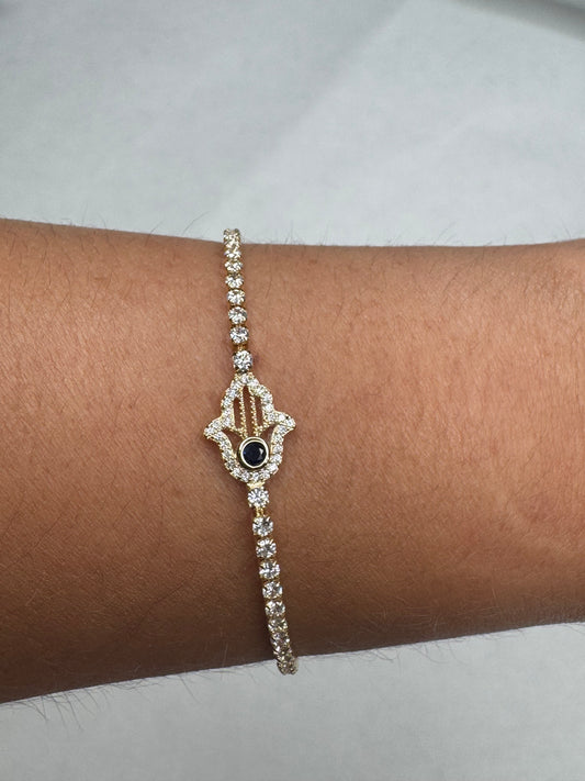 Small hamsa bracelet