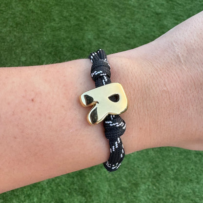 Initial Rope Bracelet - Various colours