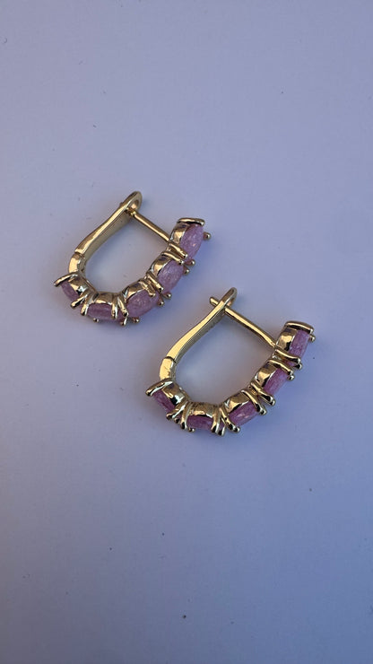Sasha Diamond Hoops