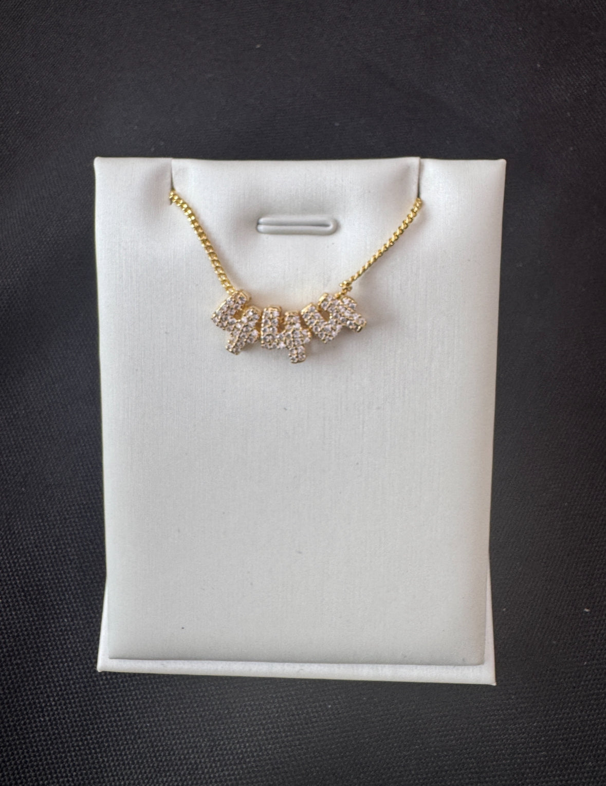 Bubble angel numbers necklace