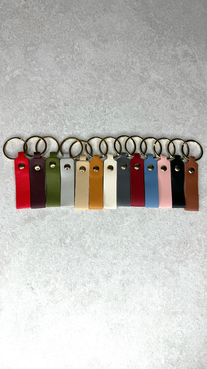 Medium Leather Keychain