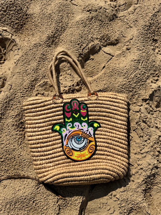 Hamsa hand  Beach Bag