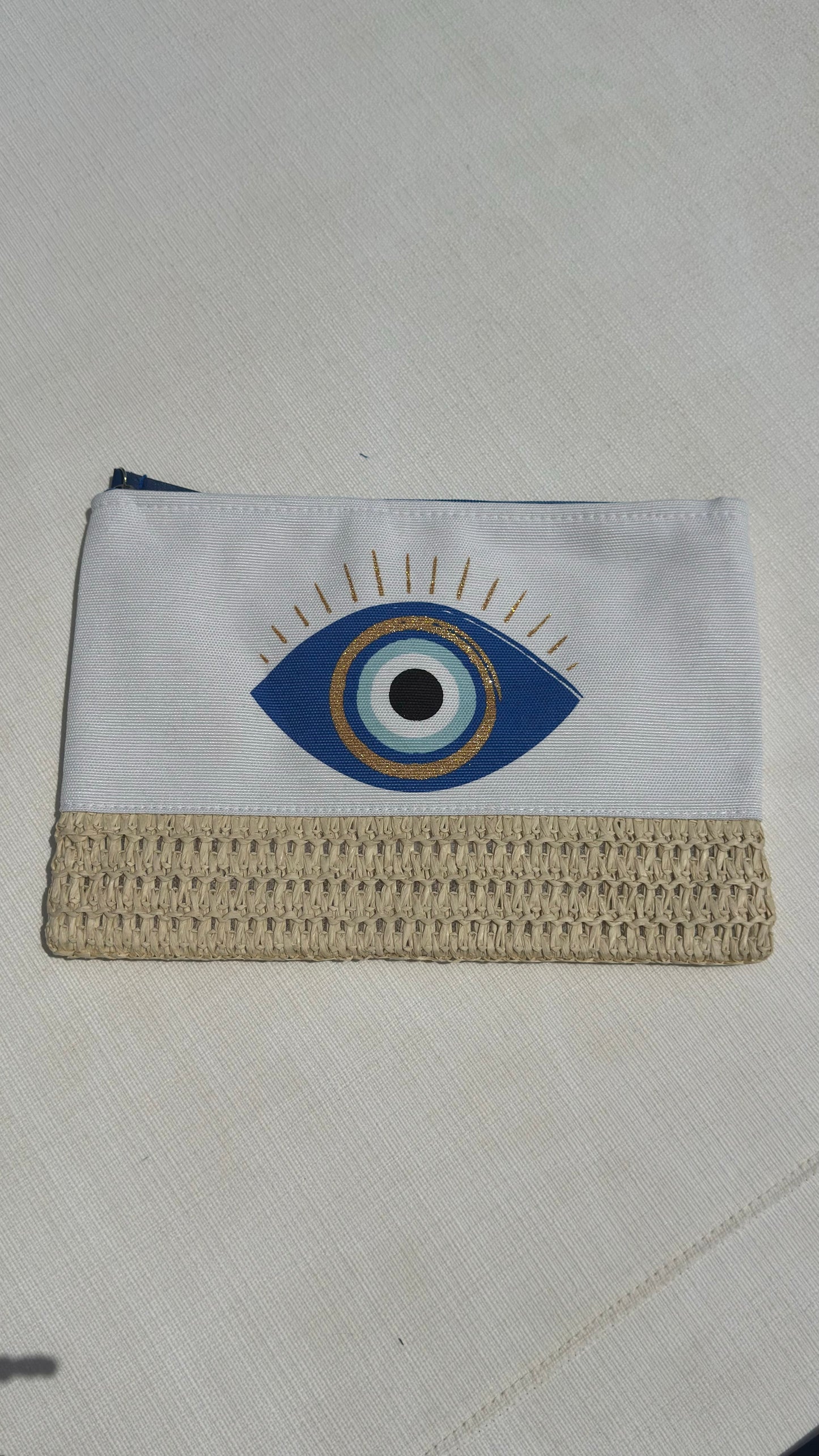 Evil Eye beach bag clutch - various options