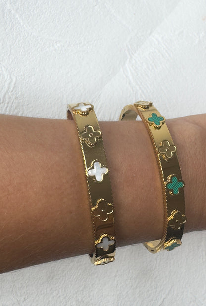 Mini Flower bangles - 2 colour options