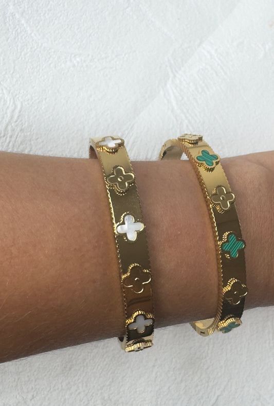 Mini Flower bangles - 2 colour options