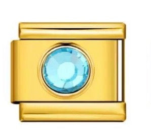 VARIOUS GEMS COLOURS - GOLD