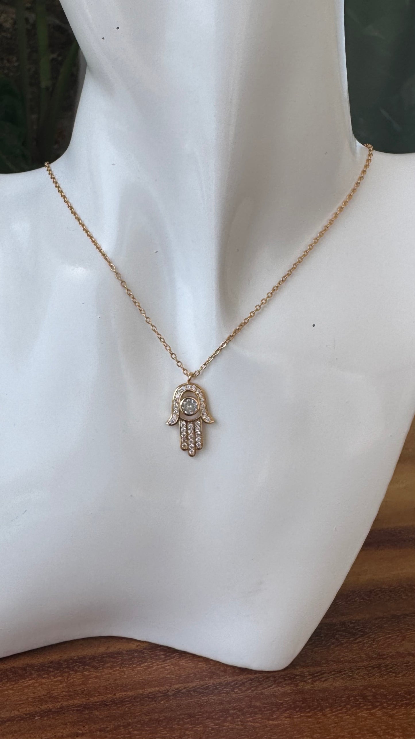 Hamsa Necklace - Gold or Silver