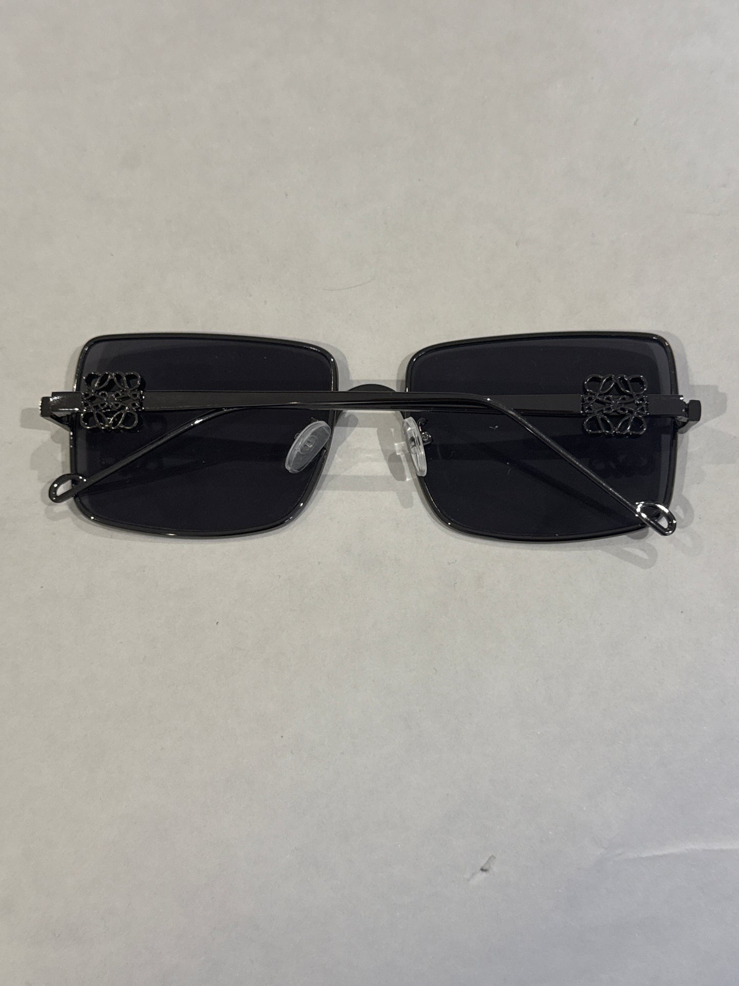Rectangle Louise black sunglasses