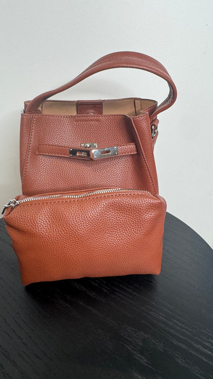 Chloe Bucket Bag - Rust