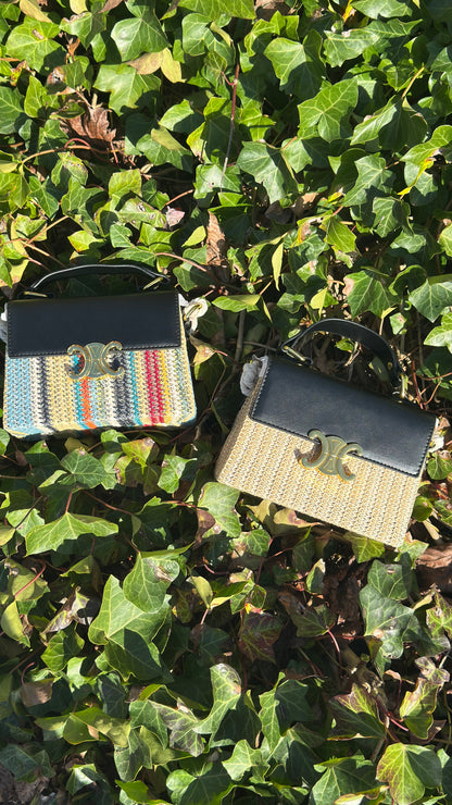 Serena Woven Bag - Black