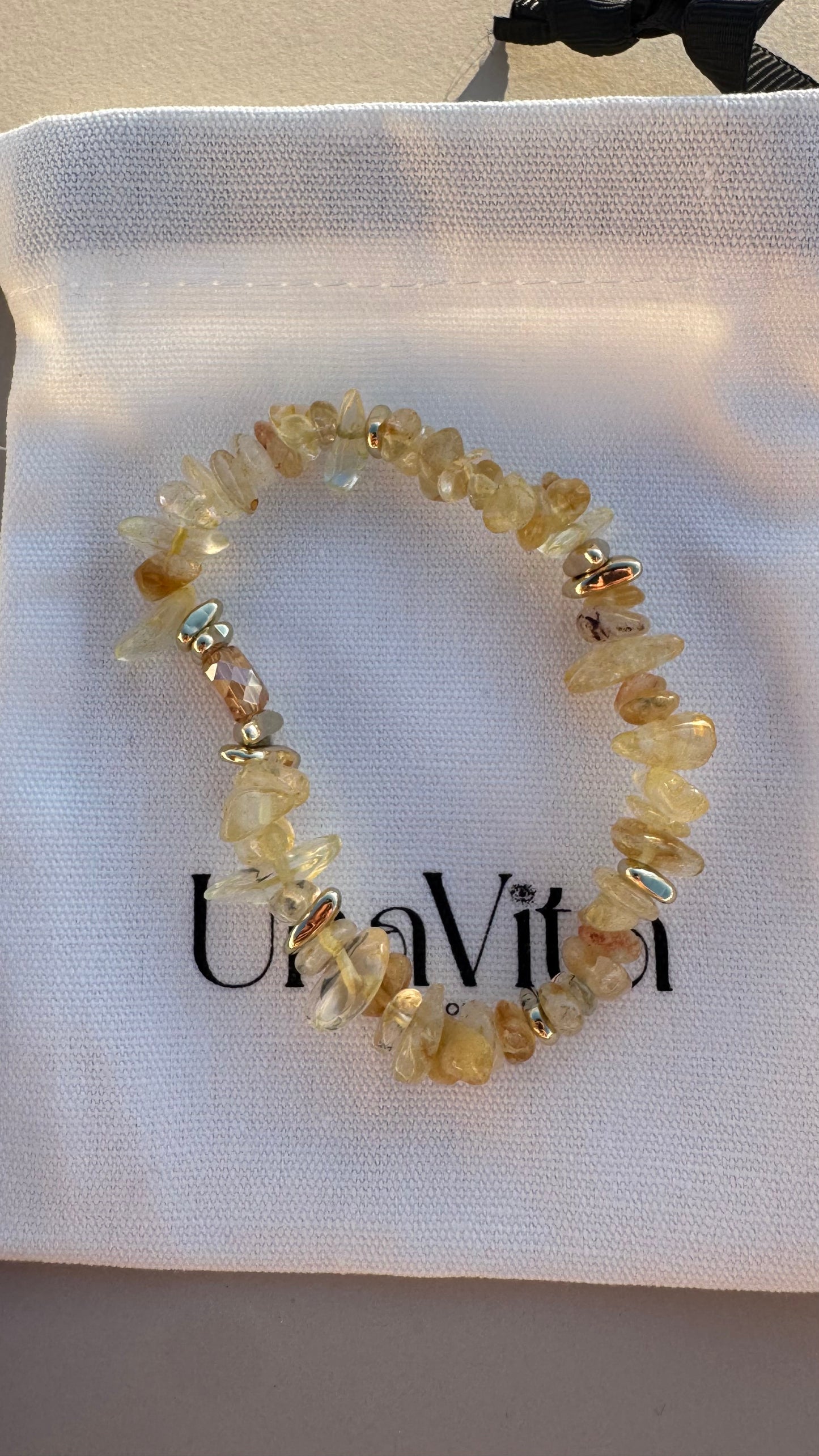 Crystal semiprecious bracelets