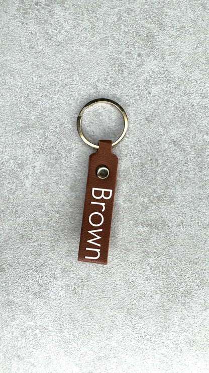 Medium Leather Keychain