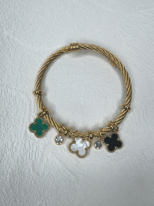 Multi Leaf Bangle