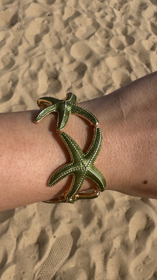 Starfish bangle - 4 colour options