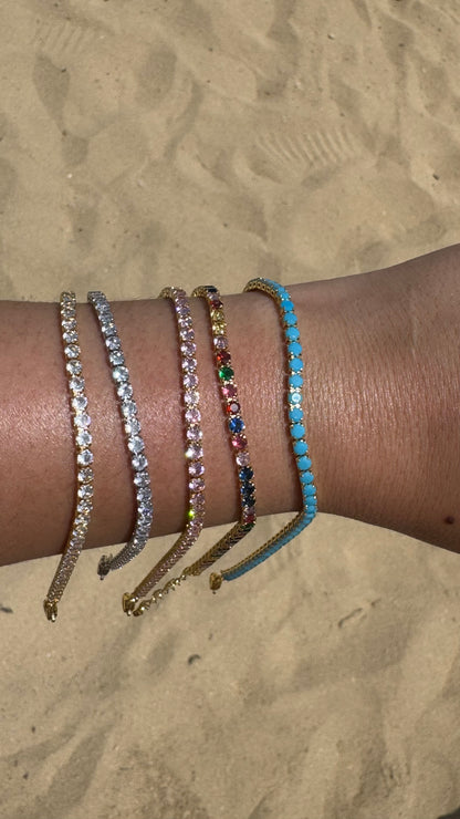 Cubic zirconia bracelets