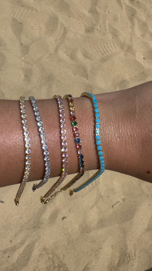 Cubic zirconia bracelets
