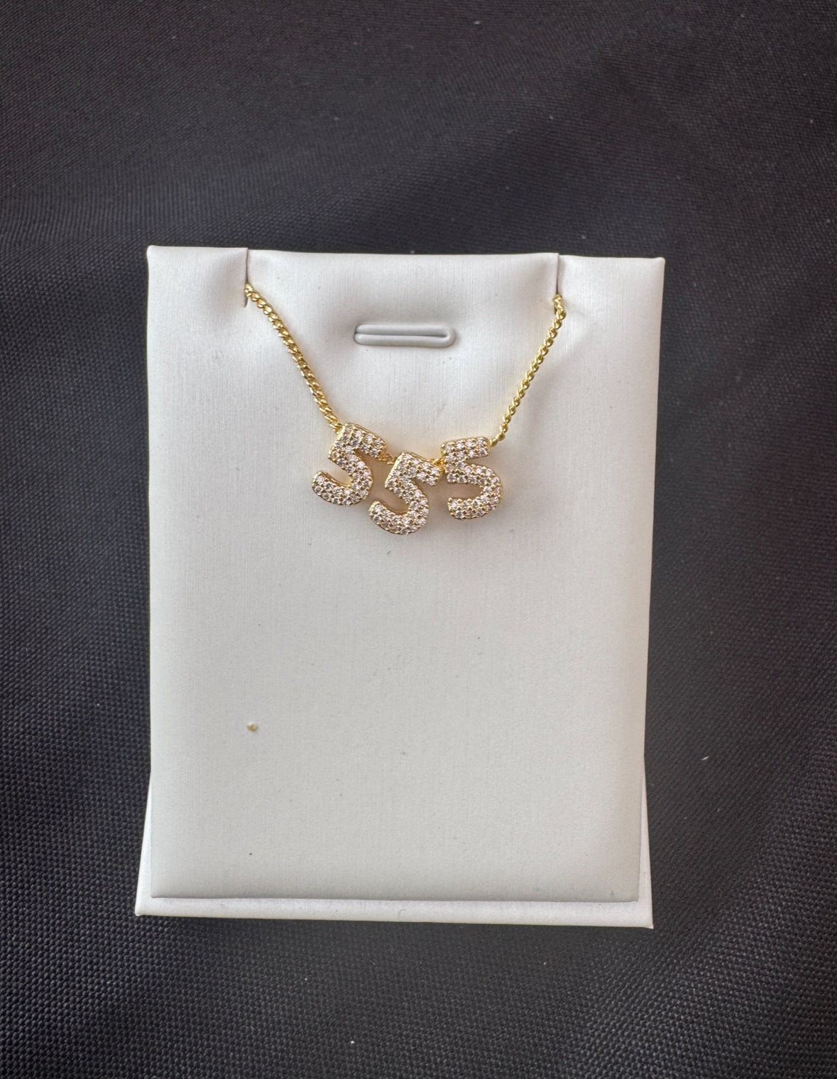 Bubble angel numbers necklace