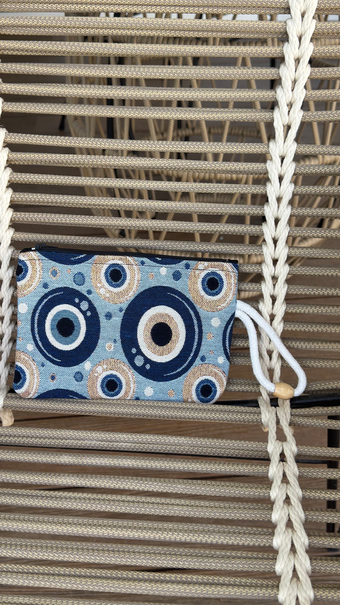 Evil eye wristlet purse - various designs