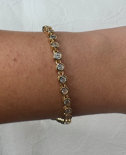 Gold Diamond Bracelets - 4 options