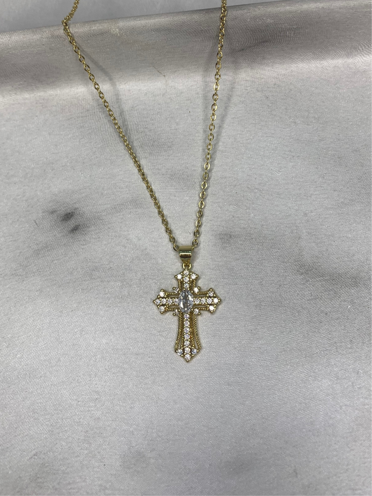 Vintage Gold Cross