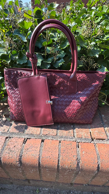 Large Hand Woven Bag various colours