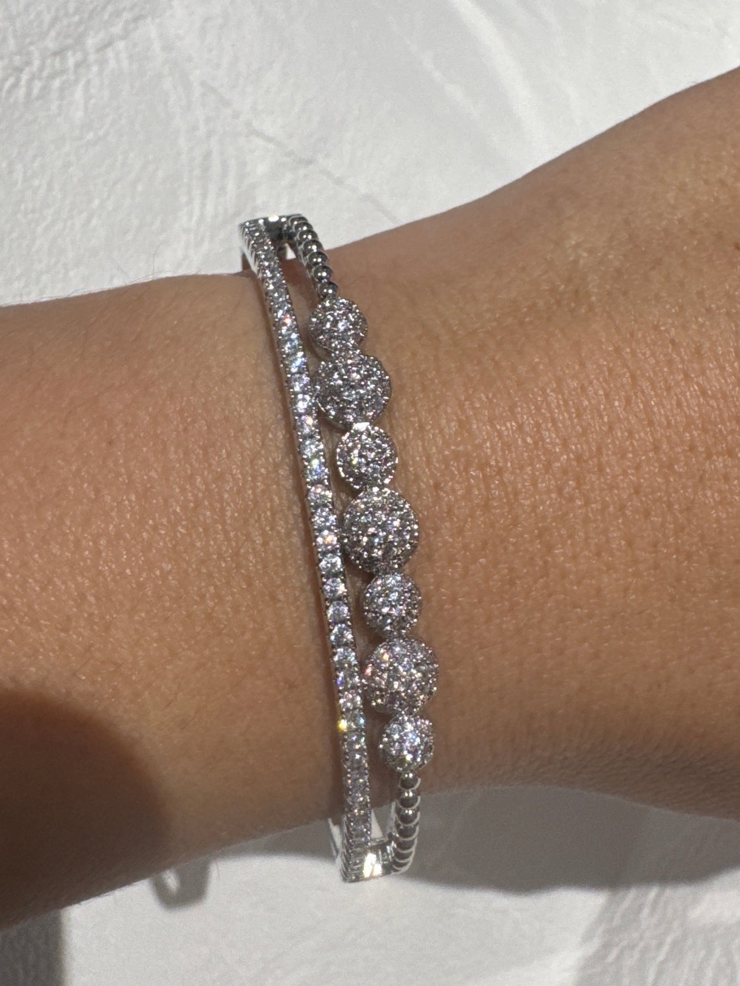 Diamond Ball Bangle