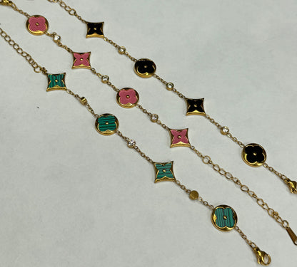 Flower Bracelets - 3 colours