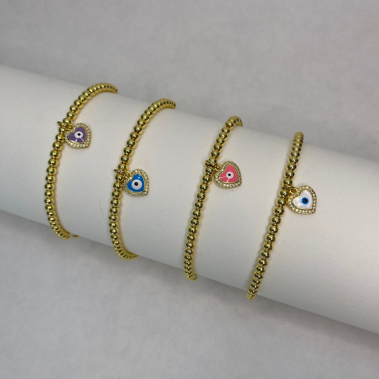 Evil Eye Beaded Bracelets - 4 optima