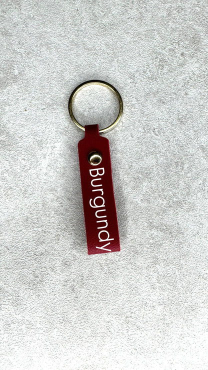 Medium Leather Keychain