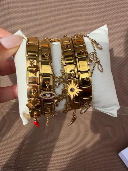 The Amore Italian Charm Bracelet - 3 options