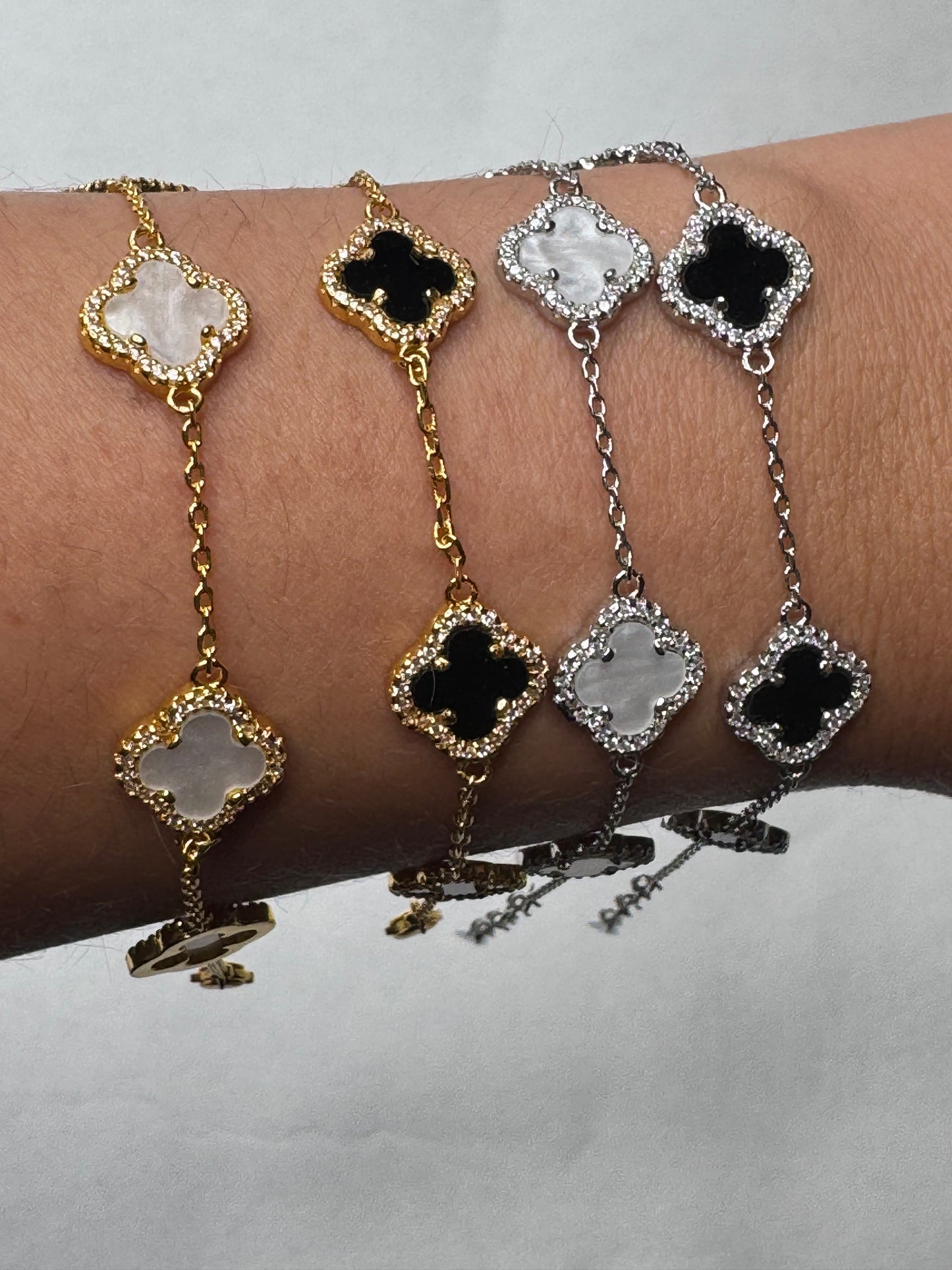 Diamond Leaf Bracelet - 4 options