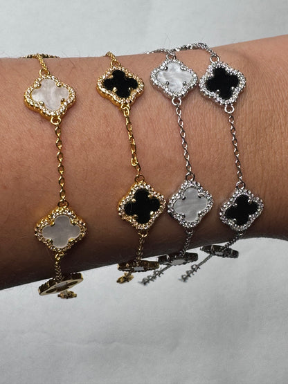 Diamond Leaf Bracelet - 4 options