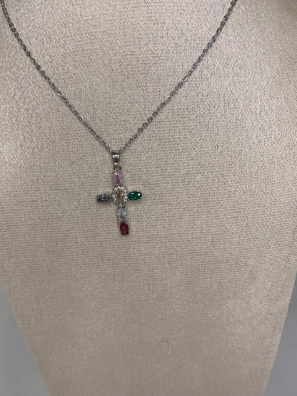 Silver Rainbow Necklace