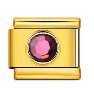 VARIOUS GEMS COLOURS - GOLD