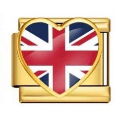 ENGLAND HEART - GOLD