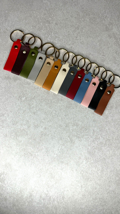 Medium Leather Keychain