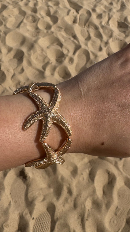 Starfish bangle - 4 colour options