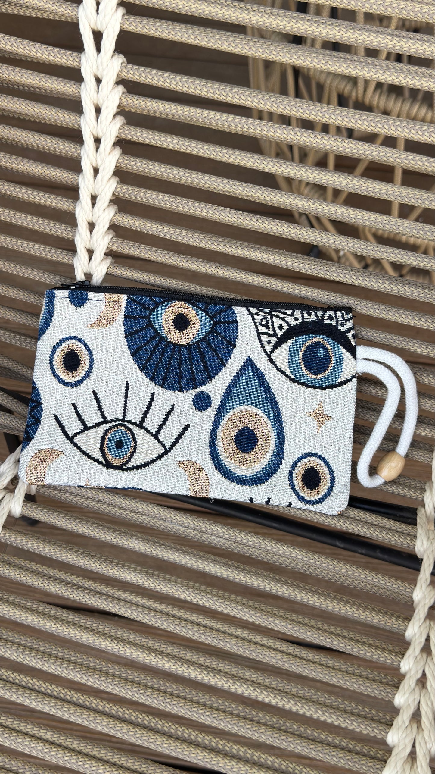Evil eye wristlet purse - various designs