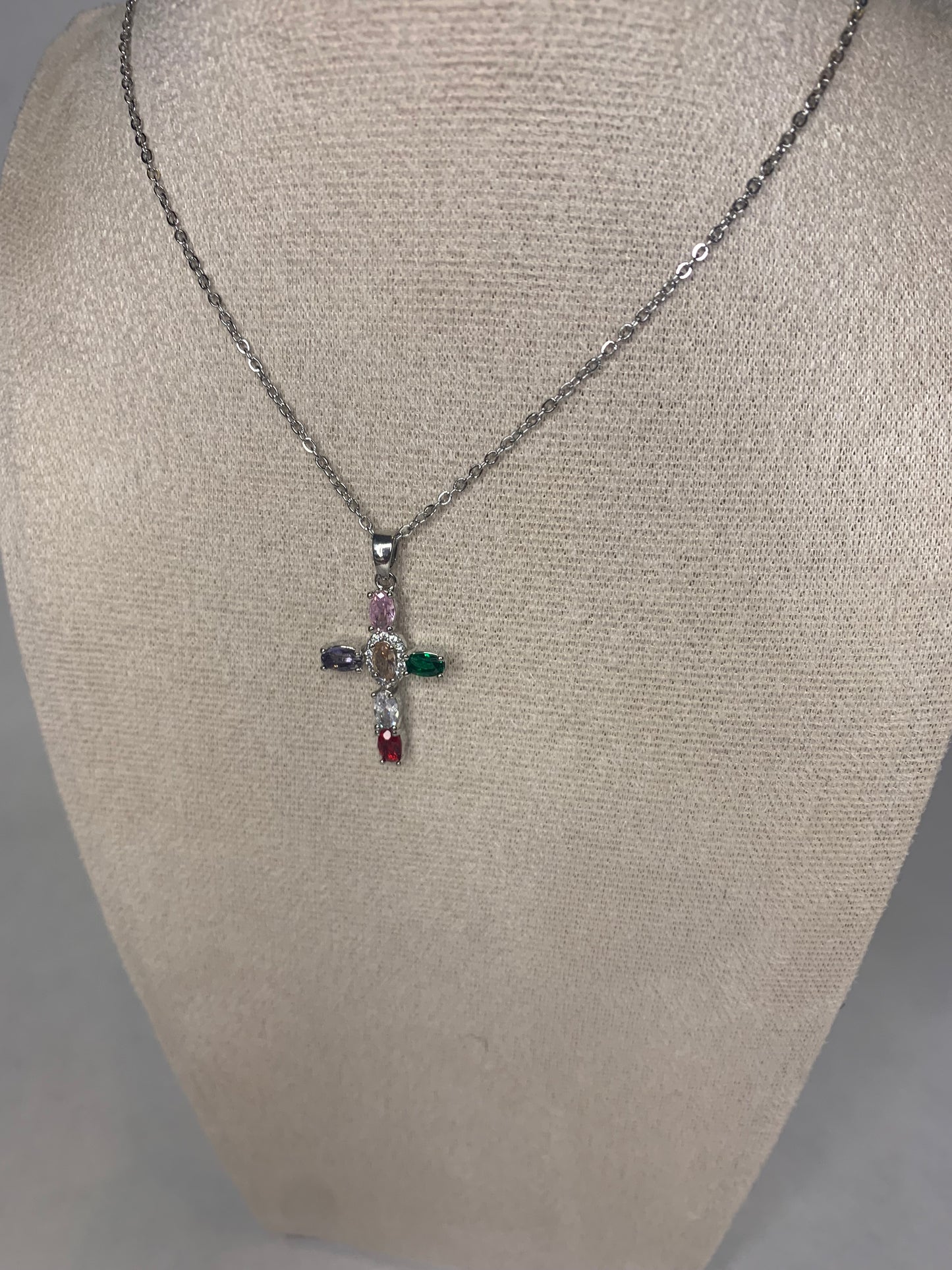 Silver Rainbow Necklace