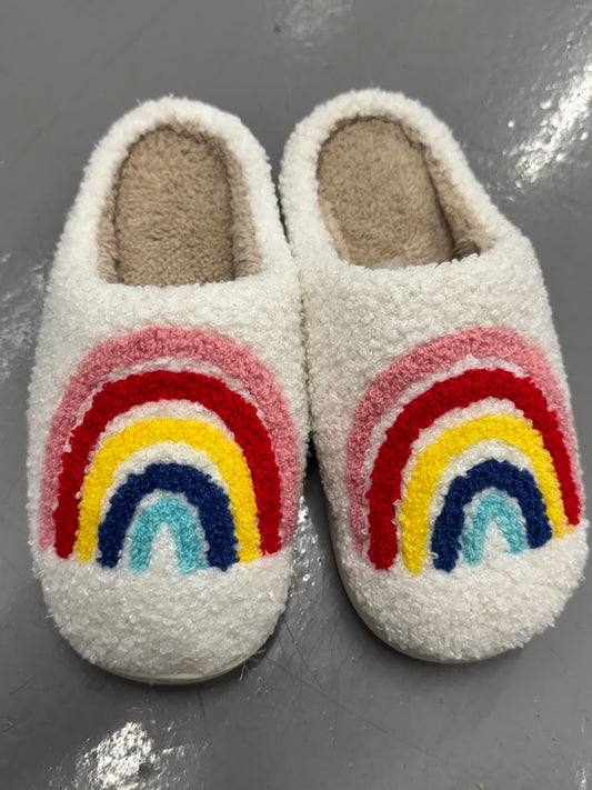 Rainbow slippers