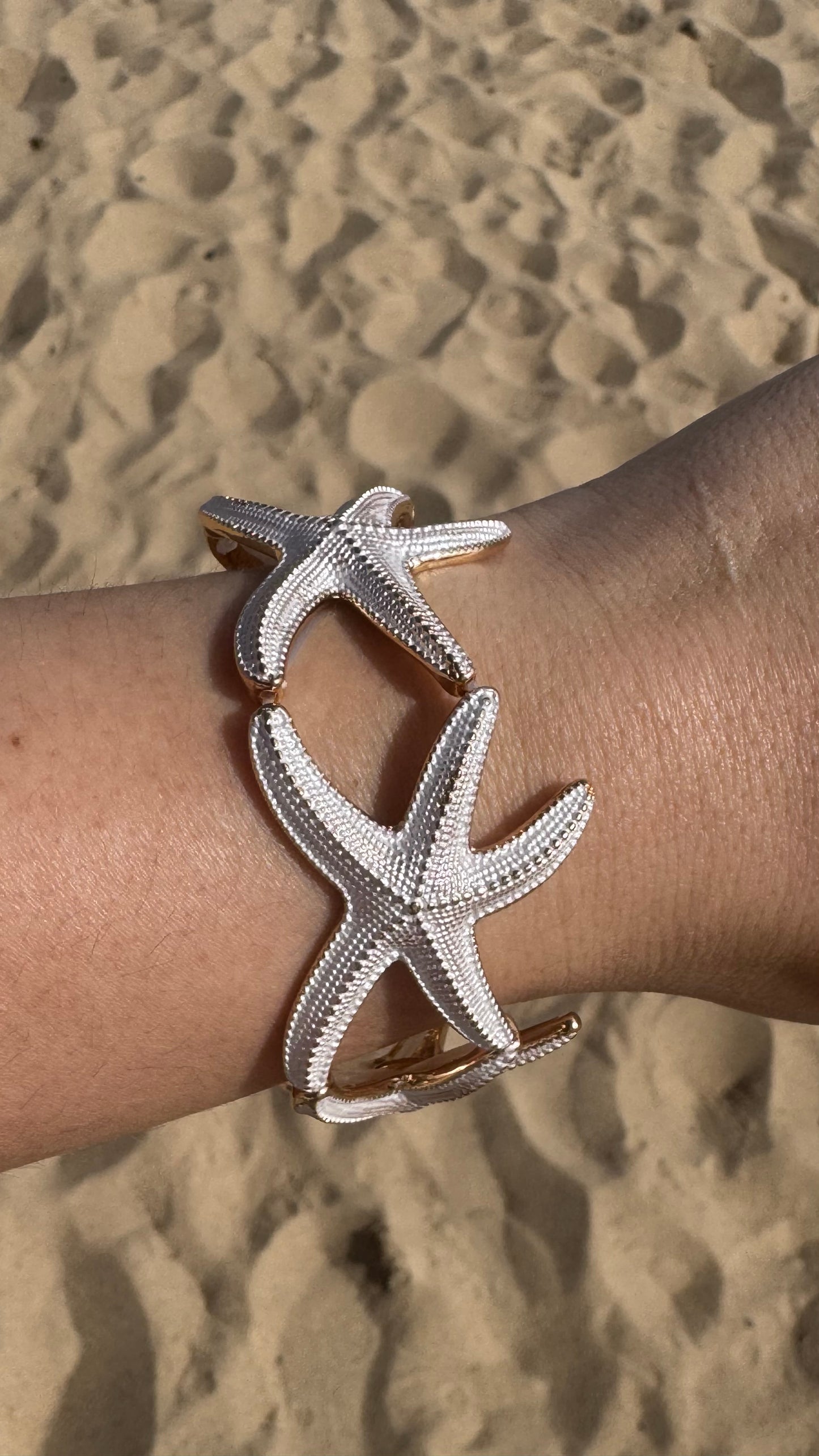 Starfish bangle - 4 colour options