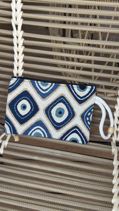Evil eye wristlet purse - various designs