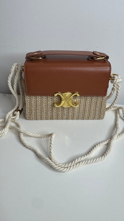 Serena Woven Bag - Tan