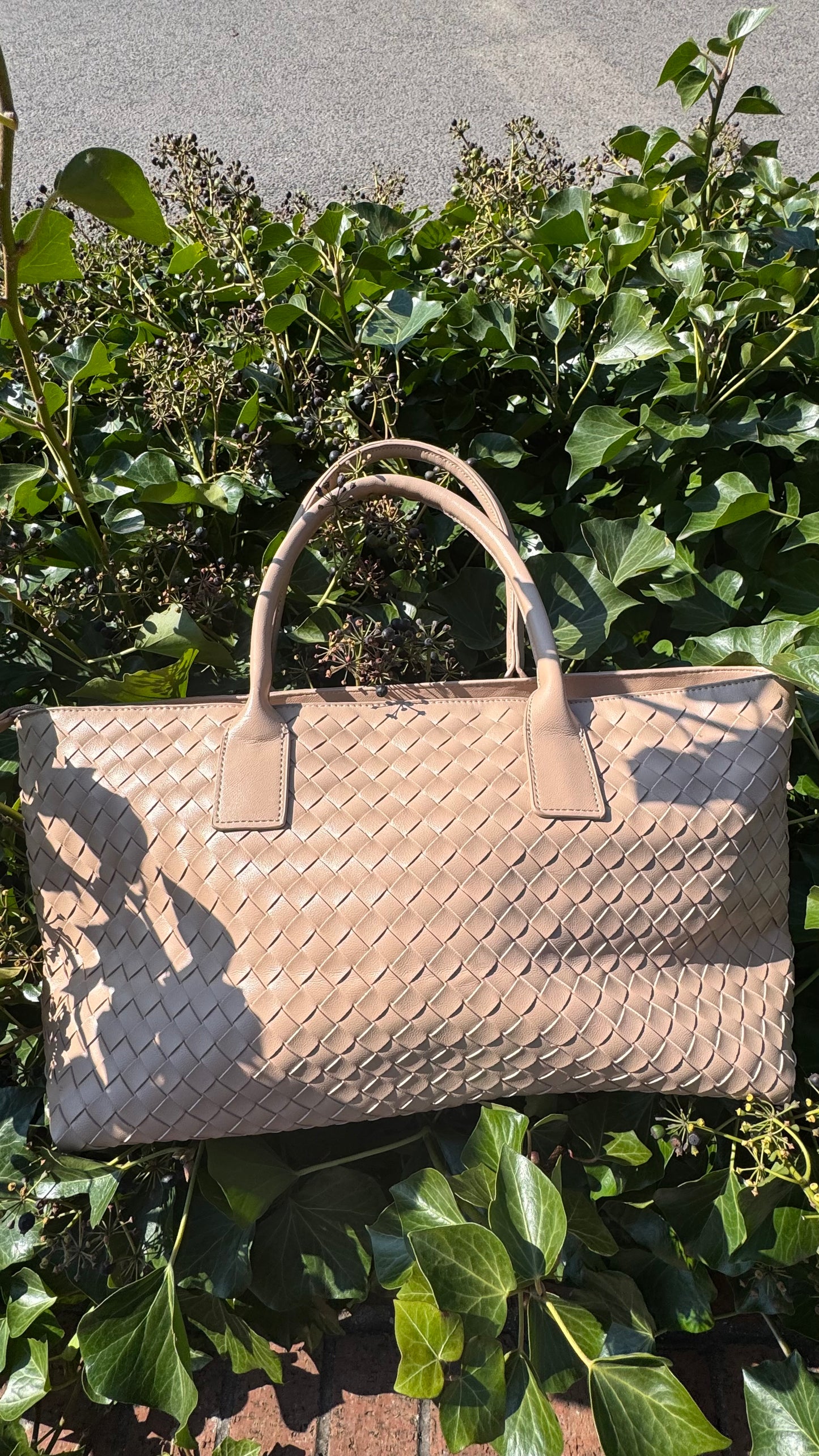 Large Hand Woven Bag various colours