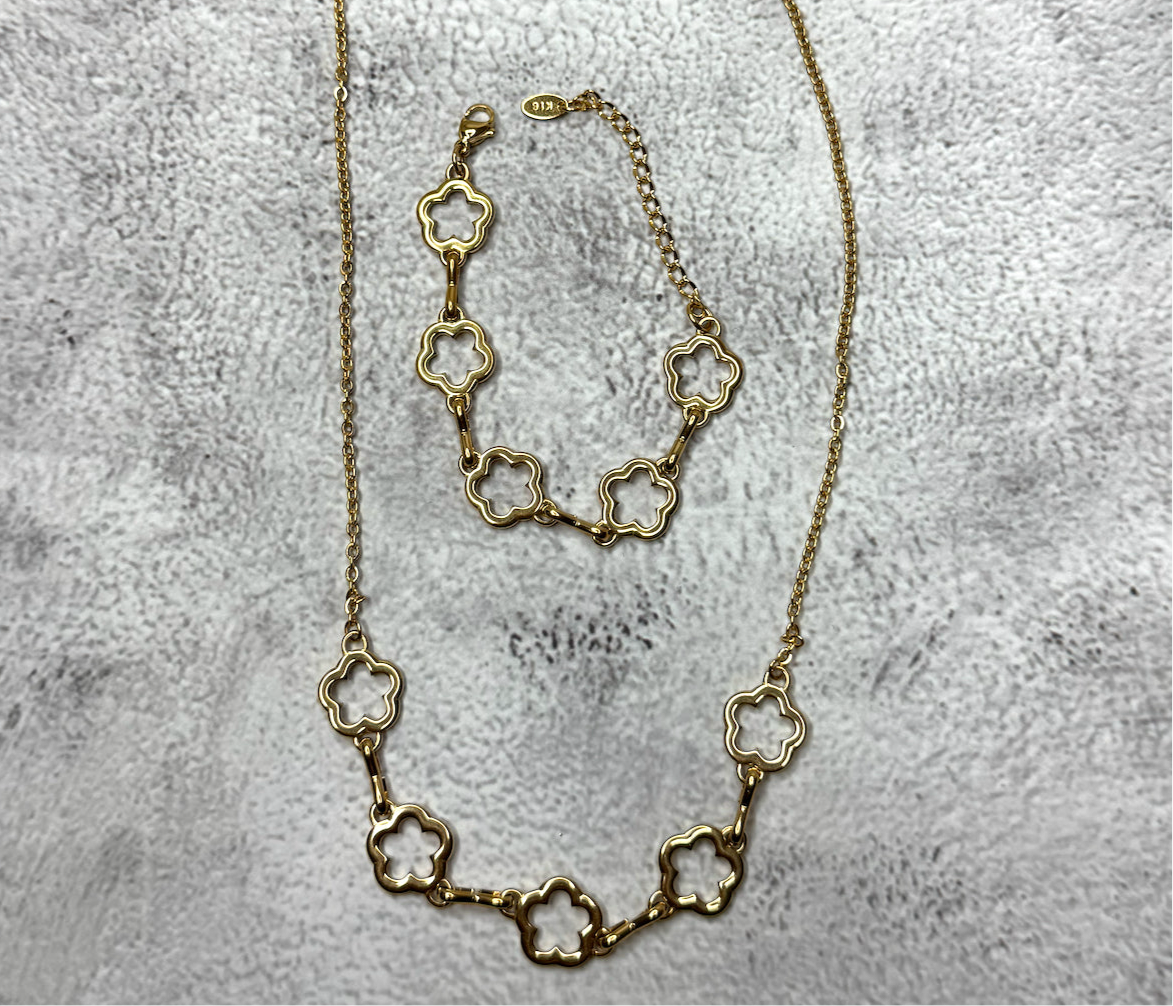 Gold Flower Set