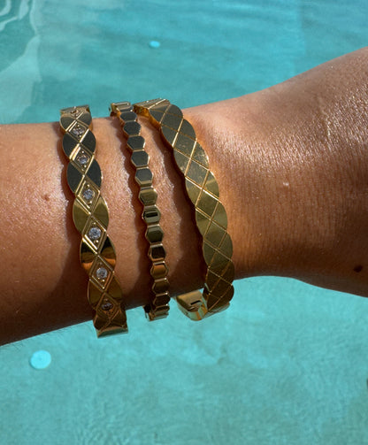 Criss-cross Bangle - 3 options