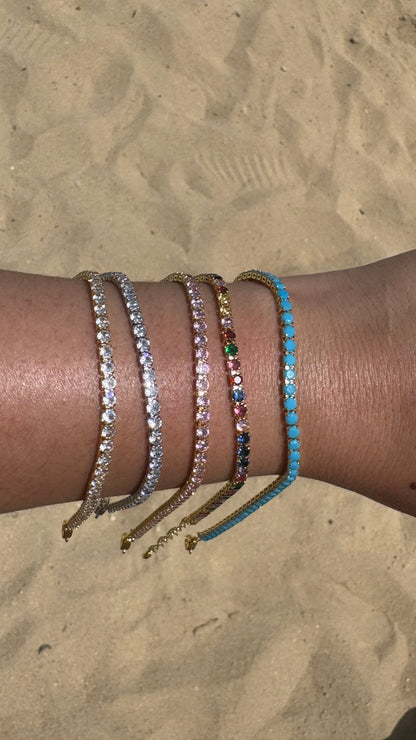 Cubic zirconia bracelets
