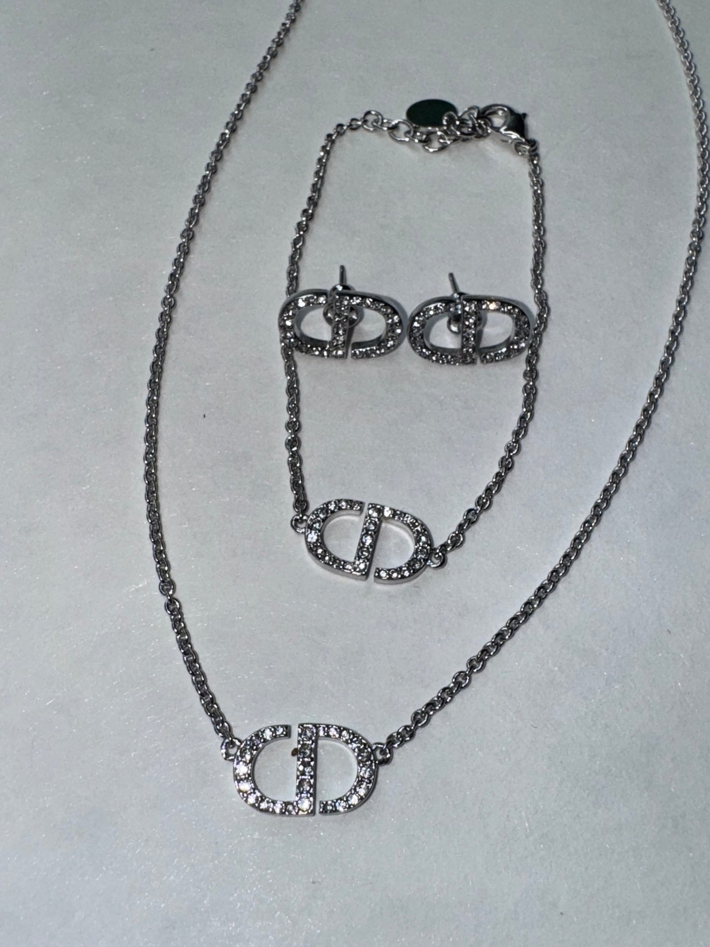 Medium Ciara Diamond Set - Gold or Silver