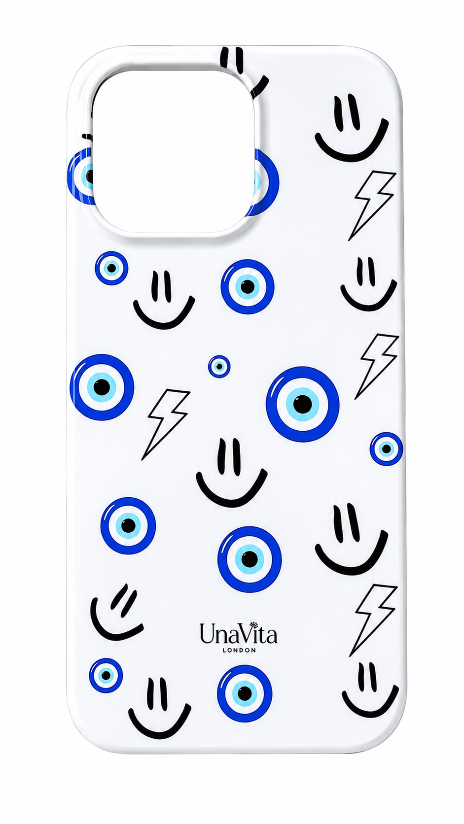 ‘Smiley Face Lightening’  phone case